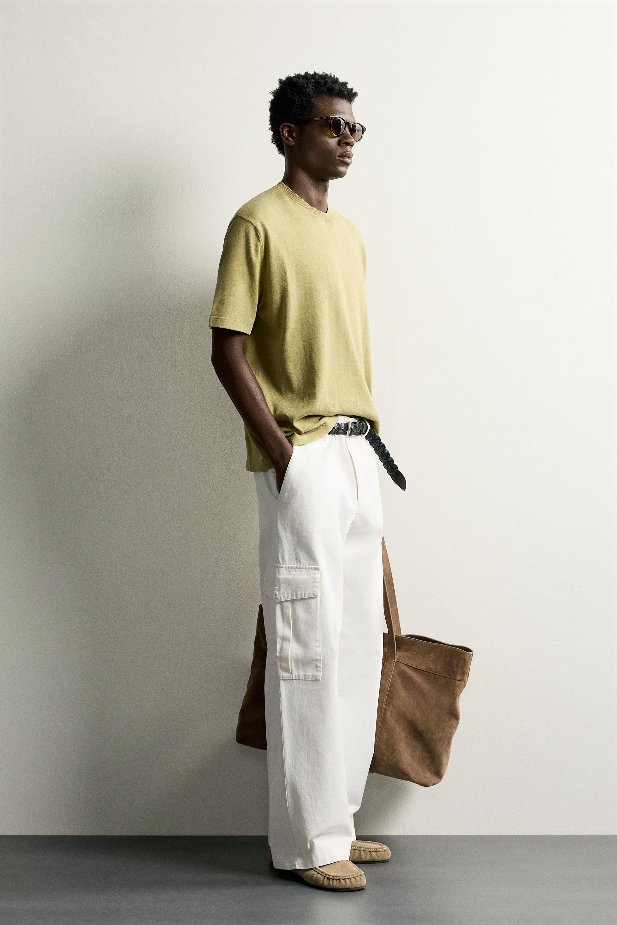 T-SHIRT EN MAILLE REGULAR FIT